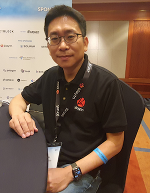 Dr. Sangmin Seo from metaverse blockchain Klatyn.